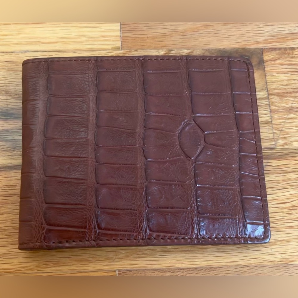 Lucchese Crocodile wallet